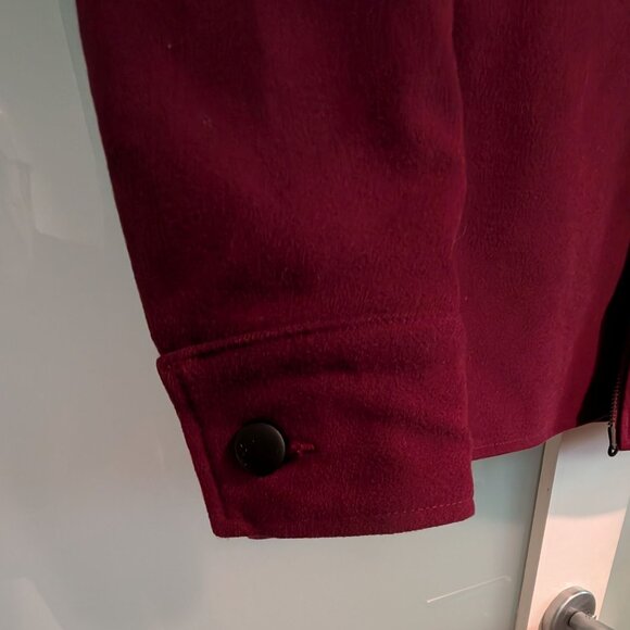 SIGNATURE INNOVATION GROUP burgundy men's fall-weather jacket, size XL-- VG cond - Picture 6 of 10